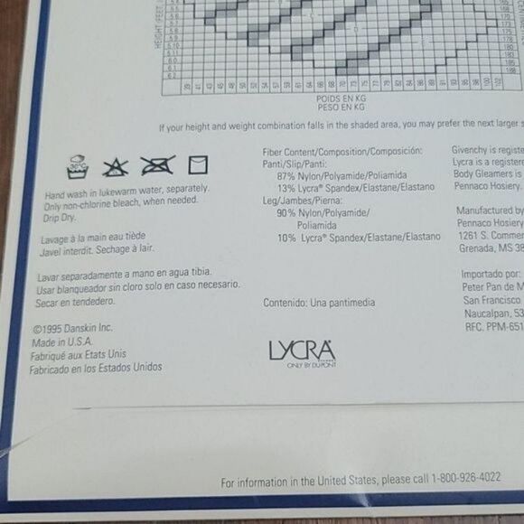 Vintage Givenchy Body Gleamers Lycra Pantyhose - Picture 8 of 10